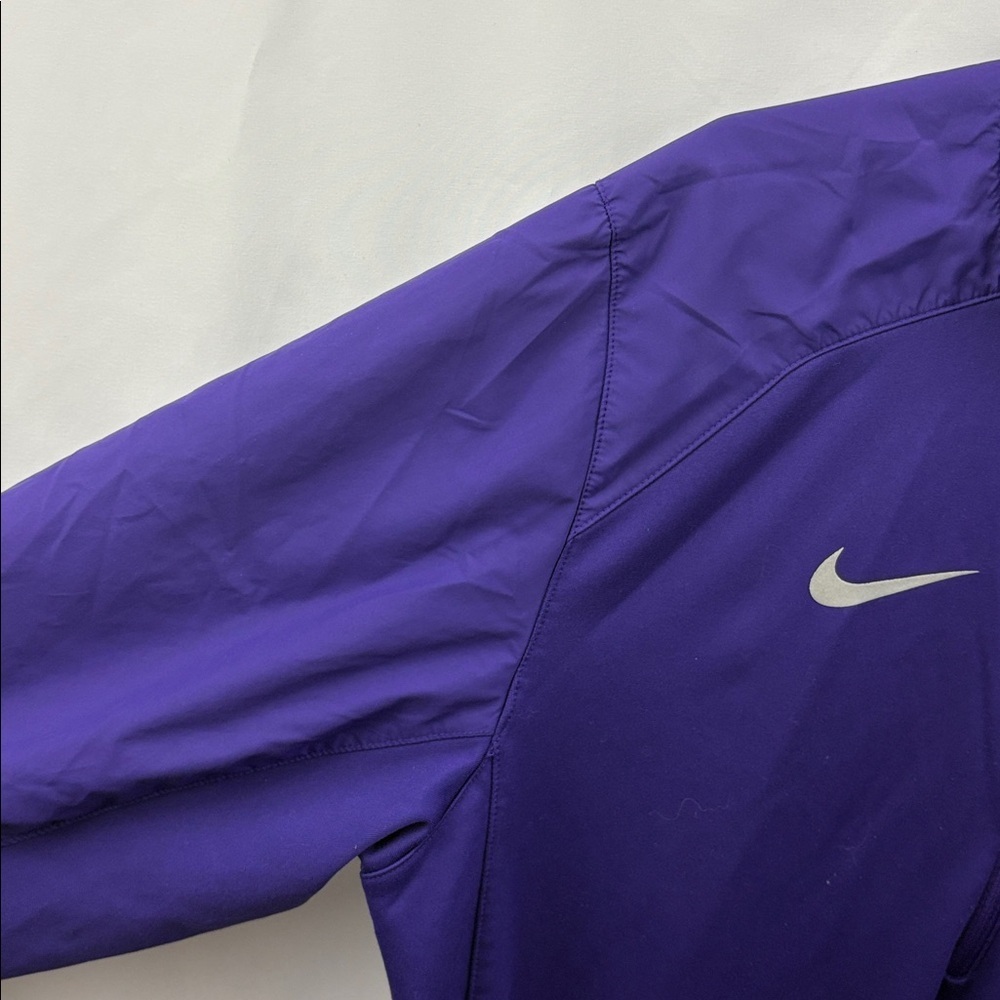 Nike Dri Fit LSU 1/4 Zip Pullover Jacket Windbreaker Sportswear Mens Medium - Picture 7 of 8